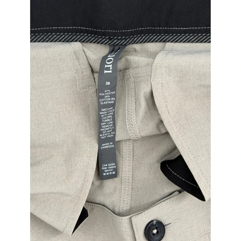 Vuori Meta Pant Khaki Tan Mens Size 38 Performance‎ Chino Trousers V431